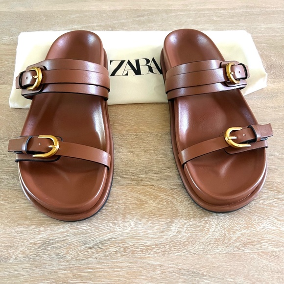 Zara Buckled Sandals - Picture 10 of 13